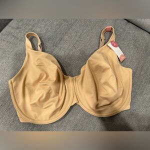 NWT Cacique Modern Woman’s Bra Nude Unlined Full Coverage UNDERWIRE 38J Smart